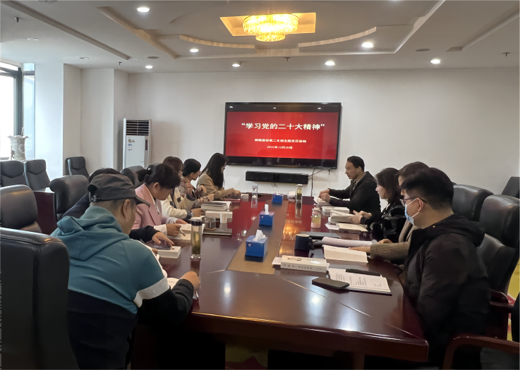 辉隆股份各支部掀起党的二十大精神学习热潮（一）